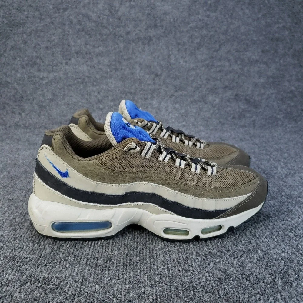 Nike Air Max‎ 95 Shoes Mens size 9.5 Brown Beige Sneakers Casual Missing Insoles